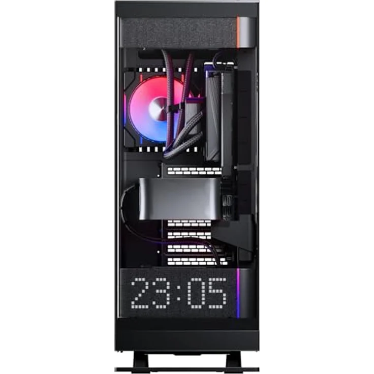 Phanteks Evolv X2 Matrix, Midi-Tower Gaming-PC-Gehäuse mit Platz für E-ATX-Mainboards und optimale Kühlung, Schwarz – Bild 4