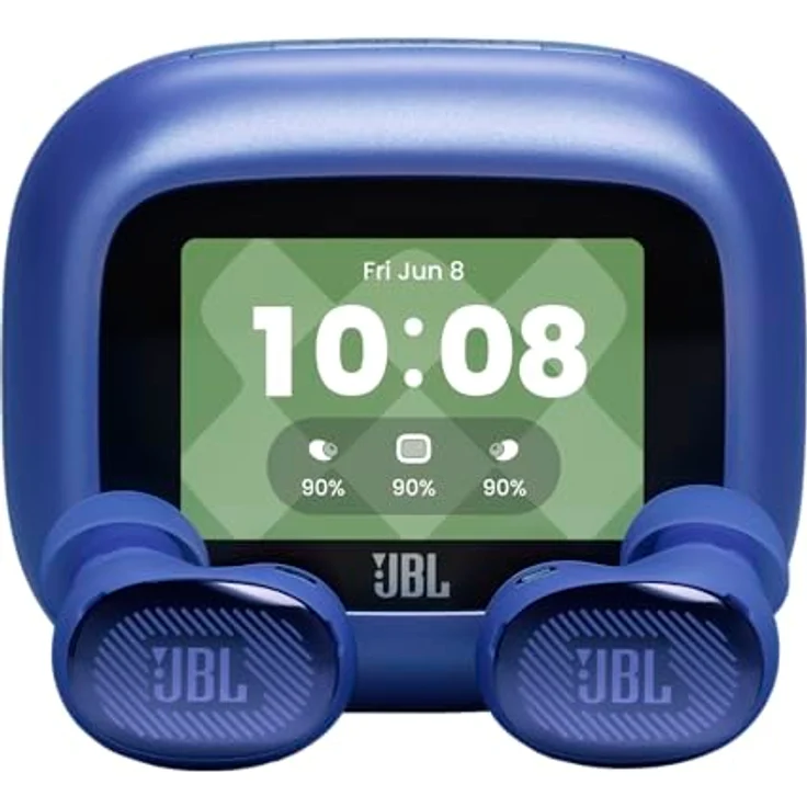 JBL Live Buds 4, Kabellose Noise-Cancelling-Ohrhörer mit Hi-Res Audio, Smart Charging Case, 40 Std. Akkulaufzeit, IP55 wasserdicht, Blau – Bild 1