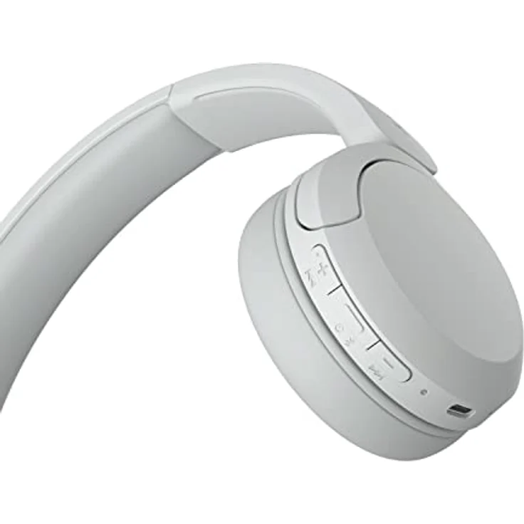 Sony WH-CH520 Kabellose Bluetooth-Kopfhörer - bis zu 50 Stunden Akkulaufzeit mit Schnellladefunktion, On-Ear-Modell - Weiß – Bild 5