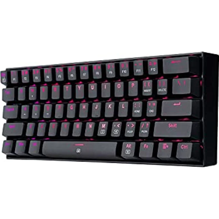 Redragon Dragonborn RGB - Mechanische Gaming-Tastatur - Netzwerk-Switches - Abnehmbares USB-Kabel - Schwarz (Schwarz) – Bild 1