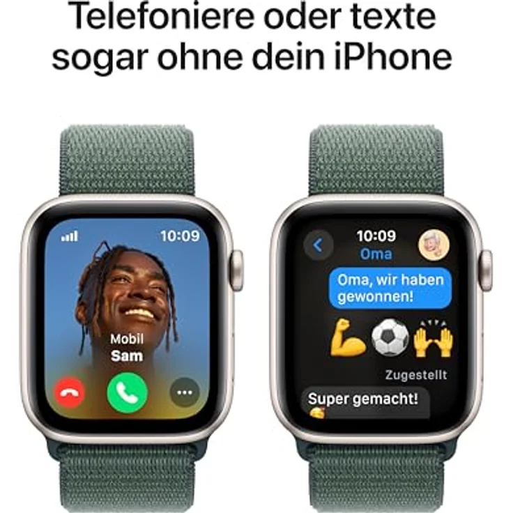 Apple Watch SE (2024) Smartwatch (Watch OS) - Innovative Features für Gesundheit und Sicherheit, neue Armbandfarben – Bild 4