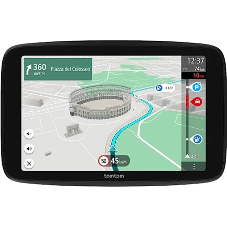 TomTom GO Superior, 7 Zoll HD Navigationsgerät mit TomTom Traffic, Sprachsteuerung und KI-basierten Routenoptimierungen, schwarz