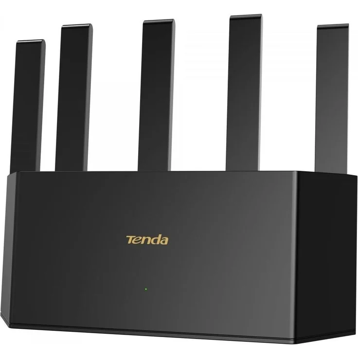 Tenda TE6L Pro, Dual-Band WLAN Router mit VLAN und VPN Support, Schwarz