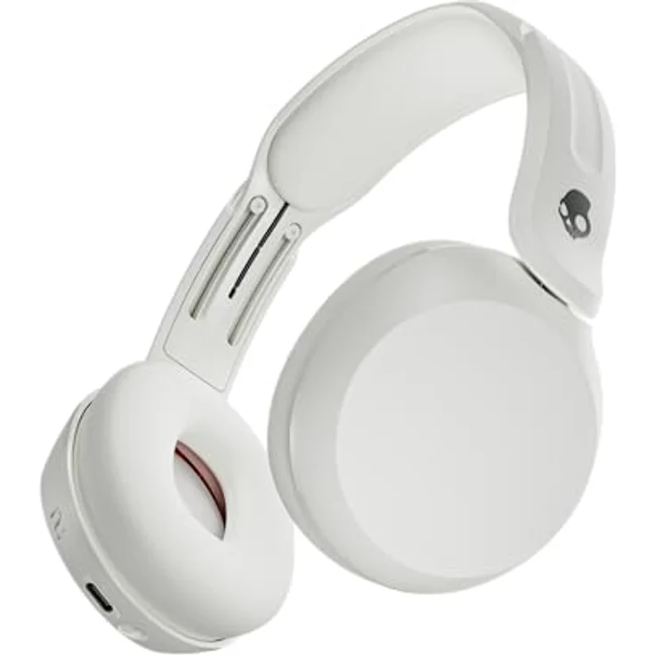 Skullcandy Icon 180, Kabelloser On-Ear-Kopfhörer mit Bluetooth, bis zu 50 Std Akkulaufzeit, schweiß- und wasserresistent, Mikrofon für iPhone und Android - Knochen – Bild 1