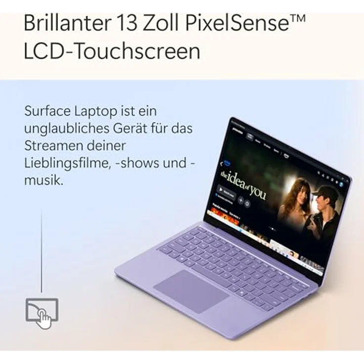 Microsoft Surface Laptop | Copilot+ PC 13” LCD Touchscreen | Snapdragon® X Plus | 16GB RAM | 512GB SSD | 1. Edition | Violett – Bild 4