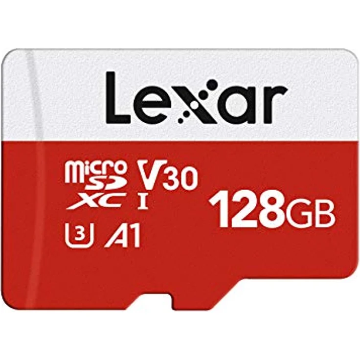 Lexar Micro SD Karte 128GB, UHS-I U3 A1 V30 C10, bis zu 100 MB/s Lesegeschwindigkeit, mit Adapter, 4K UHD für Kamera und Smartphone – Bild 1