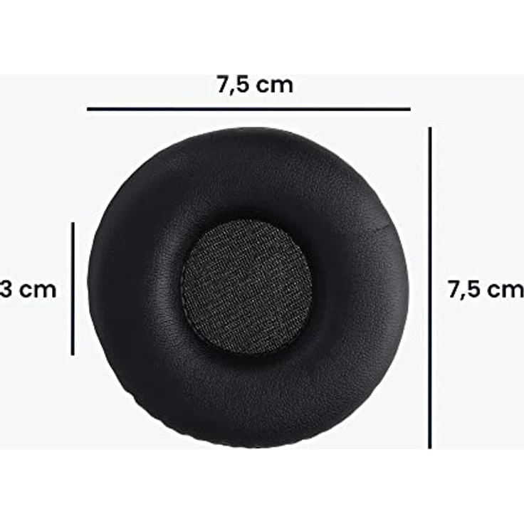 kwmobile Kopfhörer (2x Ohrpolster für JBL Tune 600BTNC - 500BT - T450BT - Kunstleder Ersatz Ohr Polster für Overear Headphones) - Preisvergleich – Bild 4