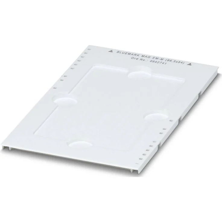 Phoenix Contact Magazin BLUEMARK MAG EM-M (85,6X54) 0802741, weißes Drucker-Zubehör, Maße 120 mm x 76 mm