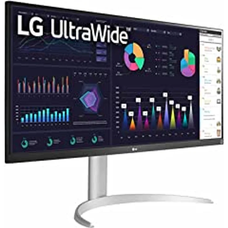 LG 34WQ650-W Office-Monitor 86,4 cm (34") WFHD LCD Silber, Weiß – Bild 4