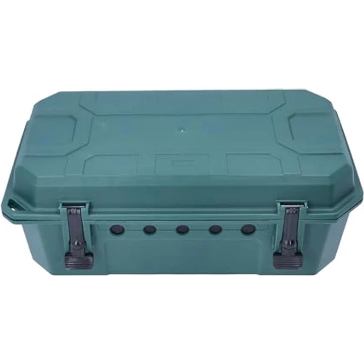 as - Schwabe Gartensteckdose 48710, Wetterfeste Kabelsafebox IP54 mit 5 Kabelausgängen, grün – Bild 1