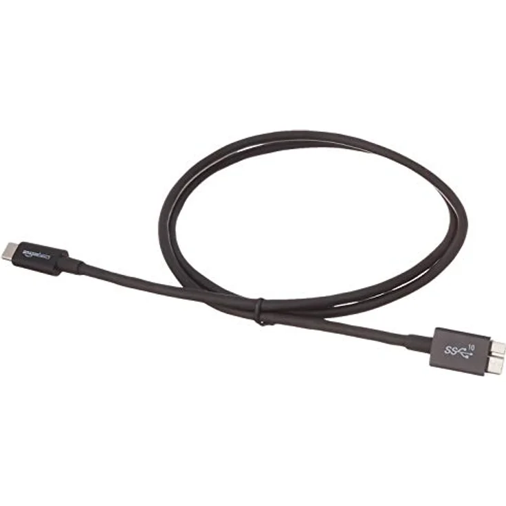 AmazonBasics - Verbindungskabel, USB Typ C auf Micro-USB Typ B, USB 3.1, 2. Generation, 0,9 m, Schwarz - Preisvergleich – Bild 2