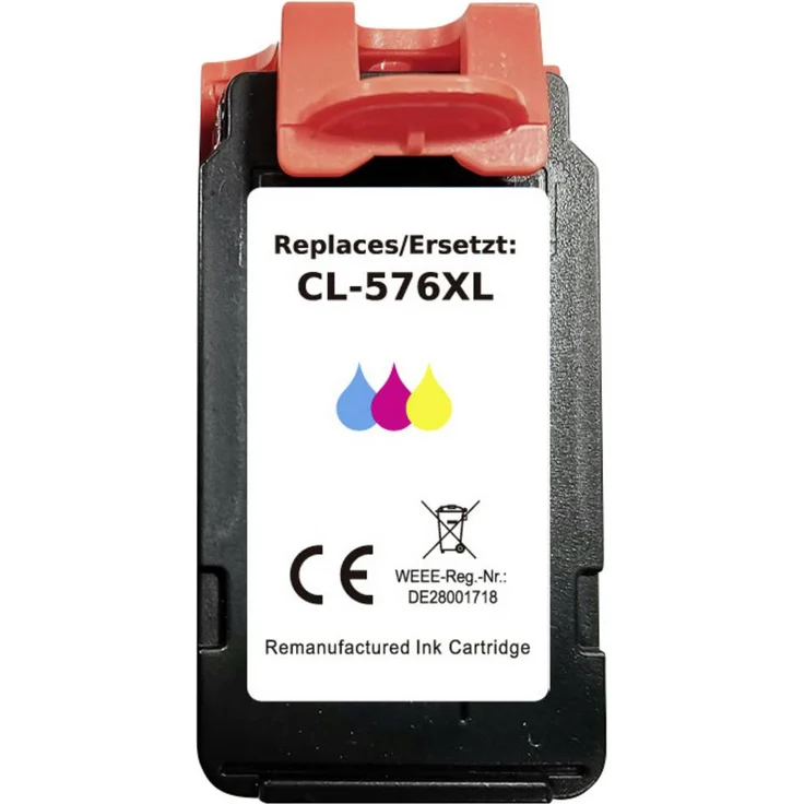 Renkforce Druckerpatrone ersetzt Canon CL-576XL, kompatibel, koloriert, RF-CCL576XLCMY