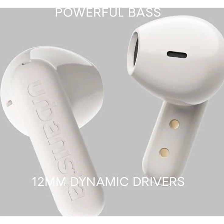 Urbanista Copenhagen 2 True Wireless In-Ear-Kopfhörer, Bluetooth 5.4, IPX4, Touch-Steuerung, Weiß – Bild 2