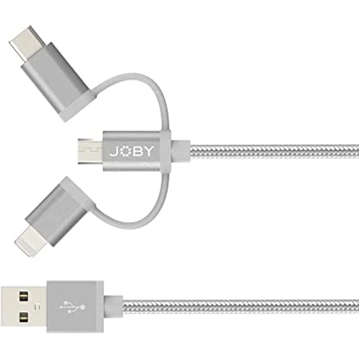 Joby ChargeSync Cable 3-in-1 1.2M GR für Smartphones – Bild 2