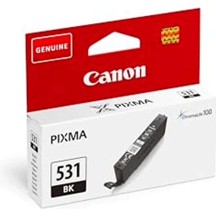 Canon CLI-531 BK, Tintenpatrone Schwarz für hochwertige Fotodrucke, Original Canon Tinte – Bild 3