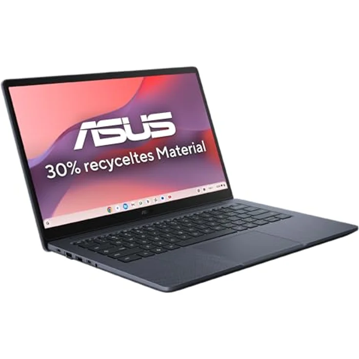 ASUS Chromebook CX14 CX1405CTA, 14" FHD Display, Intel N150, 4GB RAM, 128GB eMMC, ChromeOS, QWERTZ, Quiet Blue – Bild 2