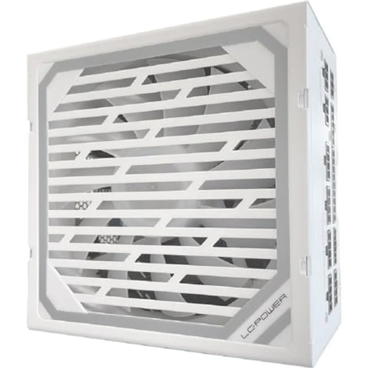LC-POWER LC1000MW V3.1 Netzteil 1000 W 20+4 pin ATX ATX Weiß, 80 PLUS Gold, 13,5 cm – Bild 1