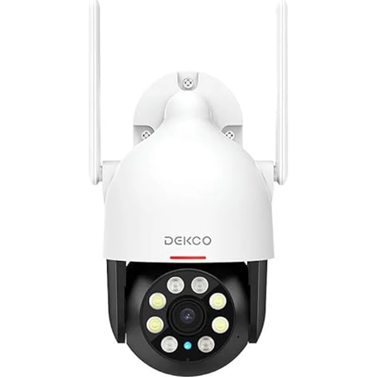 Dekco DC5L, Wi-Fi Outdoor Kamera mit 2K QHD, 166° Blickwinkel, Farb-Nachtsicht und Bewegungserkennung – Bild 2