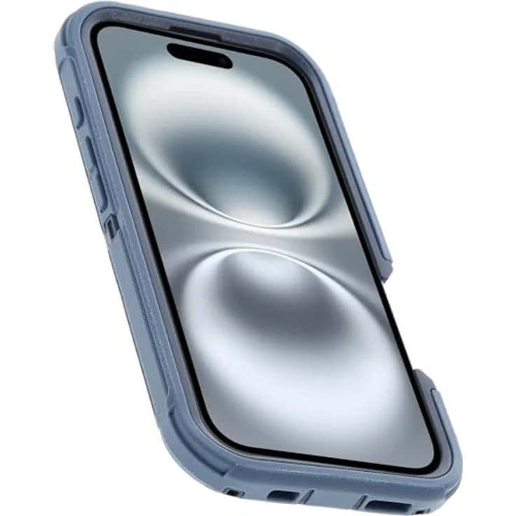 OtterBox Defender Series MagSafe Hülle für iPhone 16, stoßfest, sturzsicher, extrem robust, Schutzhülle, Blau – Bild 3