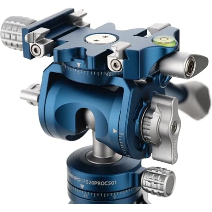 Benro FS20PROC501 Hybrid-Foto-/Videokopf mit 501-kompatibler Platte, Inverted Ball Head Design und reversiblem Pan Arm – Bild 3