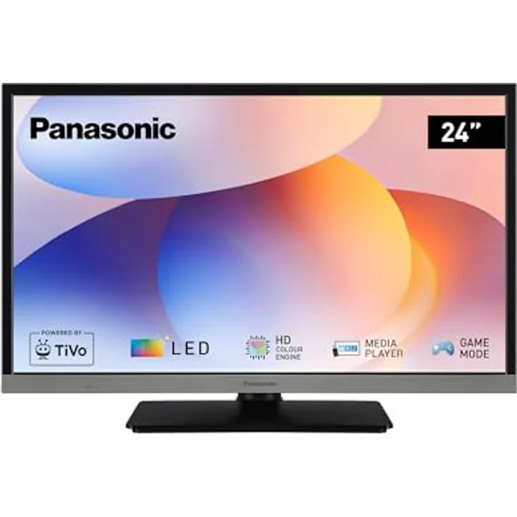 Panasonic TB-24S40AEZ, S40 Serie 24 Zoll HD LED Smart TV, TiVo, Google- und Alexa-Sprachsteuerung, Gaming-Modus, Media Player, HDR, HDMI, WLAN, in Schwarz, für ein beeindruckendes visuelles Erlebnis – Bild 1