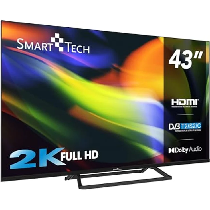 SMART TECH TV LED FHD 43' (109 cm) 43FN01V3 Nonsmart 3xHDMI 2xUSB Hotel Mode Store Mode, Dolby Audio-Sound, 2 x 8 W – Bild 2
