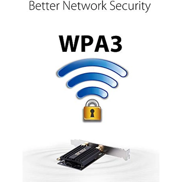 Asus P-AX58BT PCIe-Karte (Bluetooth 5.0 + Wi-Fi 6 AX3000 Dual-Band, 2x externe Antennen mit Standfuß, DFS) – Bild 5