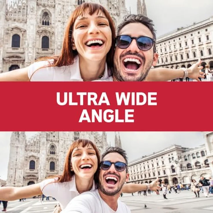 AgfaPhoto Realishot C110 Kompakte Digitalkamera mit 2,8 Zoll beweglichem Display, CMOS-Sensor und Bildstabilisierung – Schwarz – Bild 5