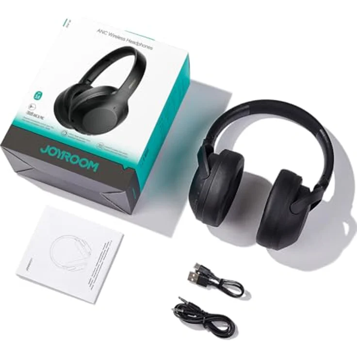 Joyroom J-Head Series JR-JH2, Hybrid ANC Wireless Kopfhörer in Schwarz, 100 Stunden Akkulaufzeit, Bluetooth 5.4, kablegebunden, Dual-EQ-Modi – Bild 9