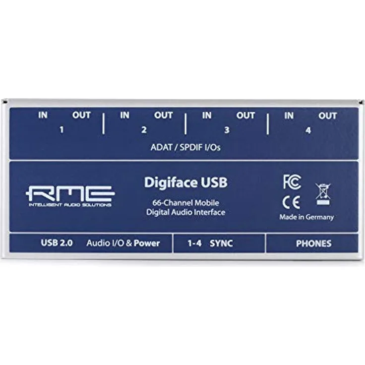 RME Digiface USB, USB Audio Interface für Pro Audio mit hochwertiger Verarbeitung