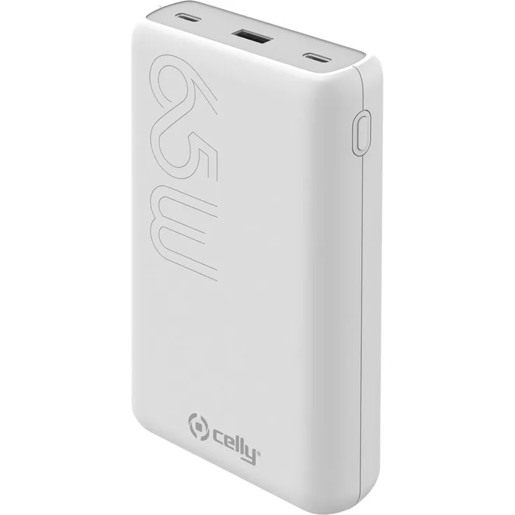 JTI GmbH PBPD65W20000 PowerBank PD 65W 20.000 mAh Weiß, 3 Ausgabeanschlussstellen