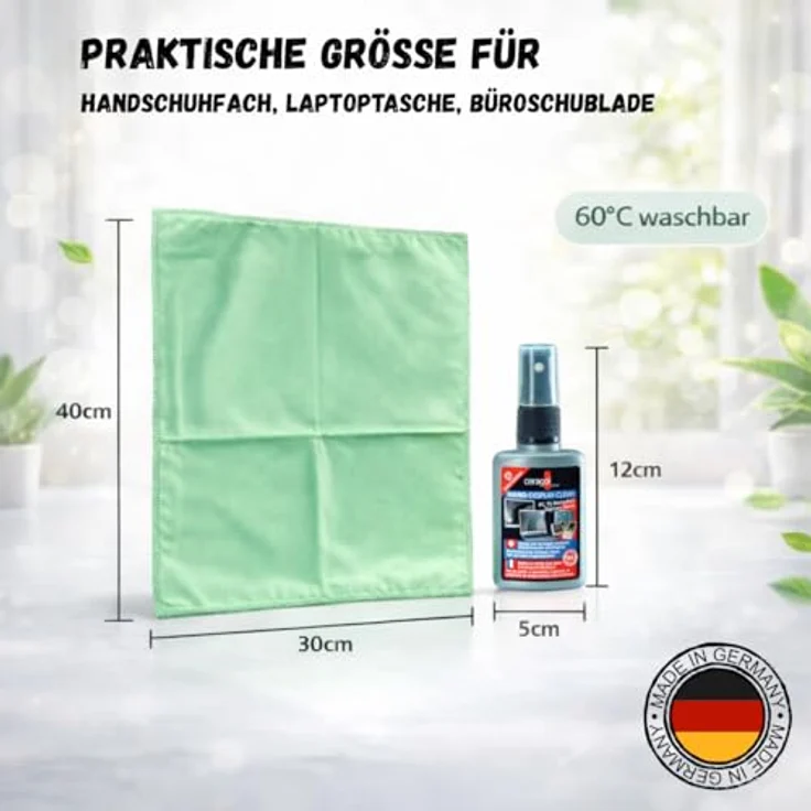 Bildschirmreiniger Set - Für alle Bildschirme, staubabweisend, 50ml Spray + Tuch – Bild 8