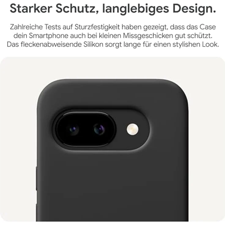 Google Pixel 9a Case – Langlebiges, fleckenabweisendes Silikon – Schutzhülle für Android-Smartphones – Peony – Bild 3