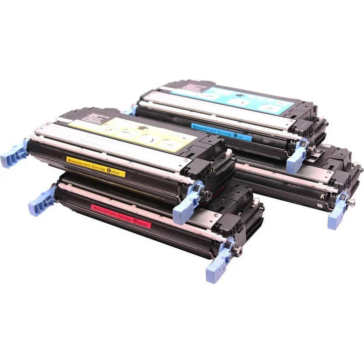 ABC Tonerkartusche, Kompatibles Set 4x Toner für HP Color LaserJet 4600/4650 und Canon ImageClass C2500, Schwarz/Cyan/Magenta/Gelb, hohe Seitenleistung