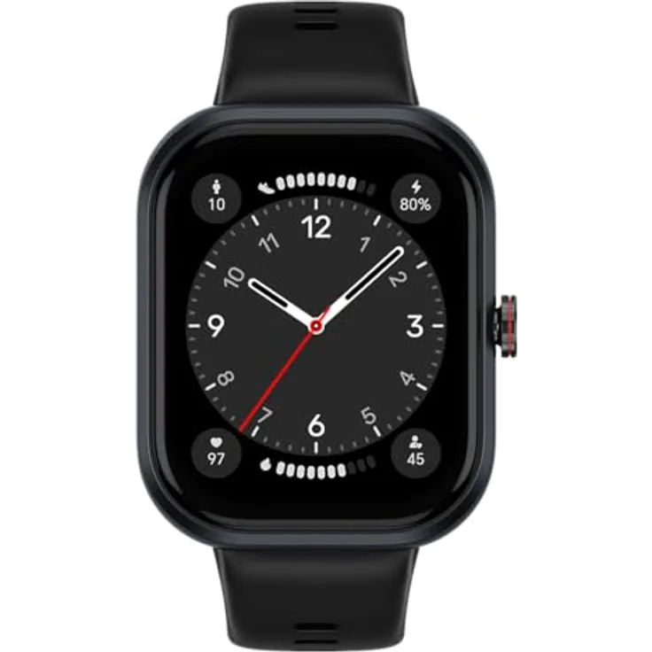 HONOR Choice Watch Smartwatch, Schwarz mit Fitness-Tracking und Gesundheitsmonitoring