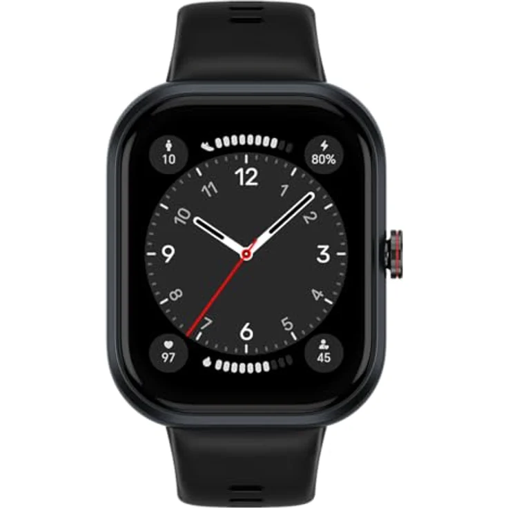 HONOR Choice Watch Smartwatch, Schwarz mit Fitness-Tracking und Gesundheitsmonitoring – Bild 1