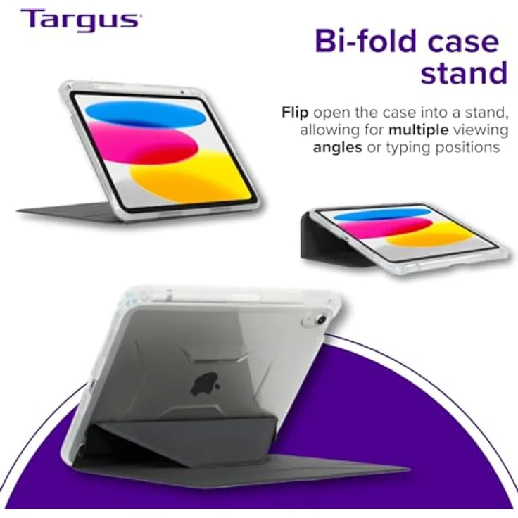 Targus Tablet-Hülle Pro-Tek Clear Case für Apple iPad 10.9, stoßfest, transparent, Militärqualität, schlanke Schutzhülle – Bild 8
