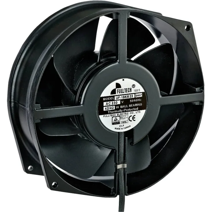 SEPA UF15KM23BWH Axiallüfter 230V, robuster Gehäuselüfter mit 332 m³/h für industrielle Anwendungen, weiß
