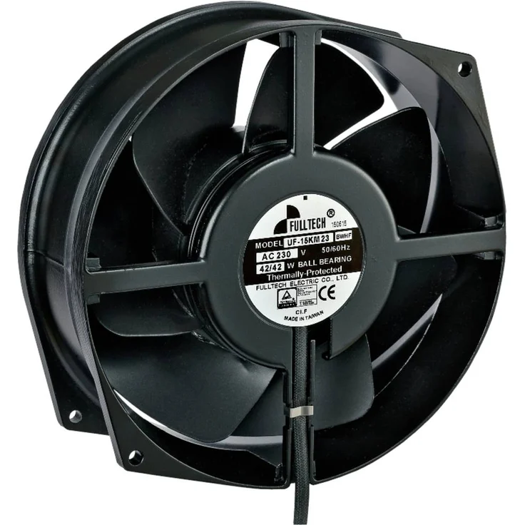 SEPA UF15KM23BWH Axiallüfter 230V, robuster Gehäuselüfter mit 332 m³/h für industrielle Anwendungen, weiß