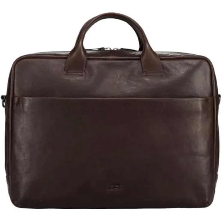 Jost Glasgow Aktentasche Leder, 40 cm mit Laptopfach, braun