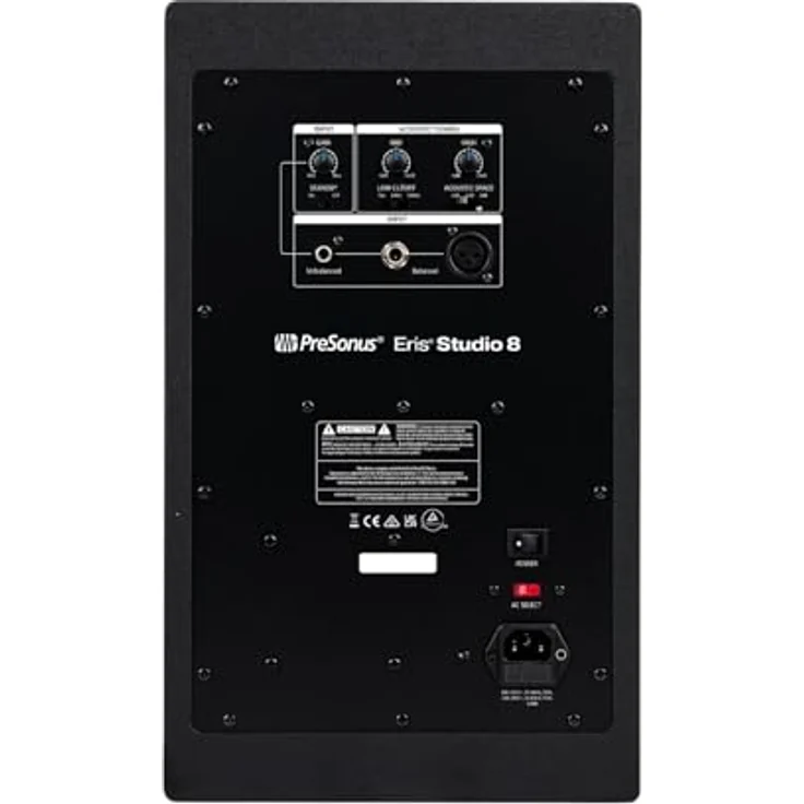 PreSonus Eris Studio 8, Aktiv-Studio-Monitor mit 8" Lautsprecher, EBM-Wellenleiter, präziser Sound, Bassreflex-Gehäuse, ideal für Mixing & Mastering, 35 Hz – 20 kHz Frequenzumfang – Bild 2