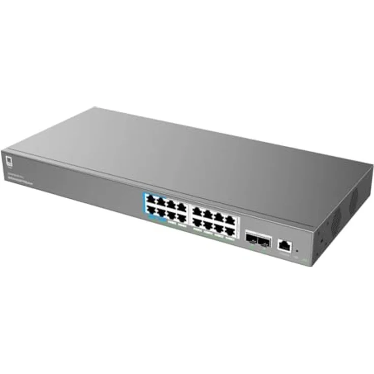 Grandstream GWN7802P Pro, 18-Port Gigabit PoE Switch mit hoher Energieeffizienz – Bild 2