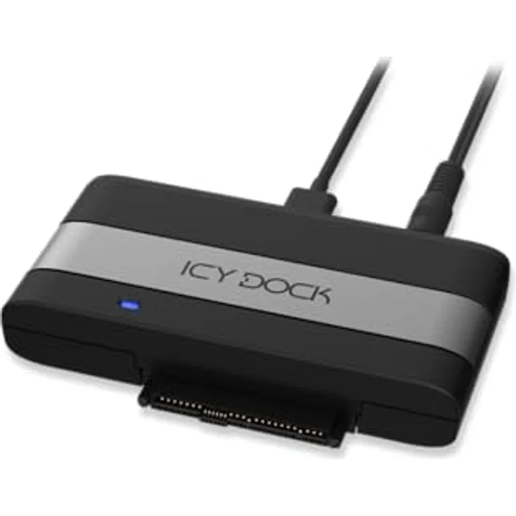 ICY DOCK EZ-Adapter Ex MB307U-1VB, 1x U.2/U.3 NVMe SSD zu USB 4 Gen3x2 Adapter, 40Gbps, kompatibel mit Thunderbolt 4, Aluminiumgehäuse, 15 mm SSD Unterstützung – Bild 6