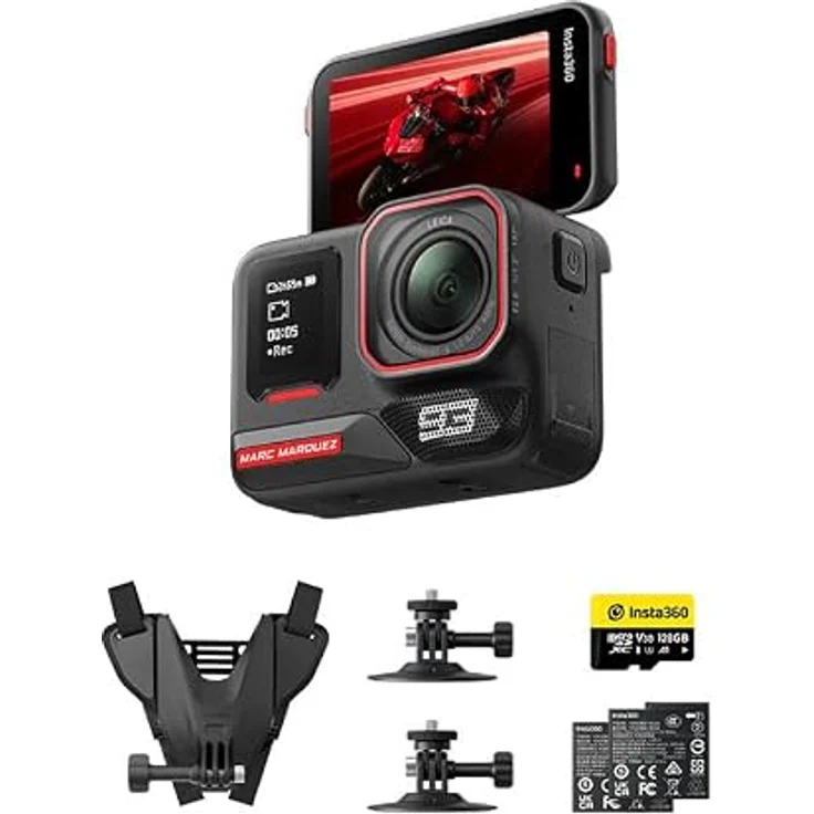 Insta360 Ace Pro 2 MM93 Edition, 8K Action Cam mit Bluetooth, WLAN, Leica-Optik und 1/1.3” Sensor, Schwarz – Bild 1