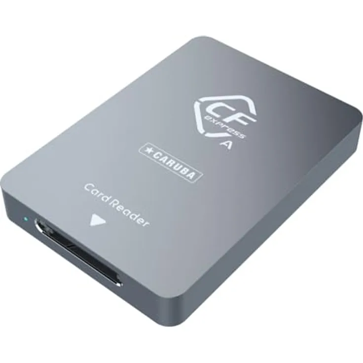 Caruba Kartenleser CFexpress Typ A USB 3.1 - Geeignet für CFexpress Typ A Karte, Geeignet für Windows, MAC und Mobile Geräte - 10Gb/s Übertragungsrate