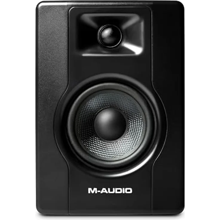 M-Audio BX4 P, 4,5" Studio Monitor Lautsprecher, 120-Watt Schwarz, Paar für Musikproduktion und Podcasting – Bild 8