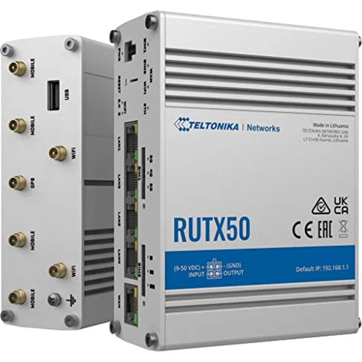 Teltonika mit WLAN RUTX50000000 - Industrieller 5G-Router, dual_band – Bild 5