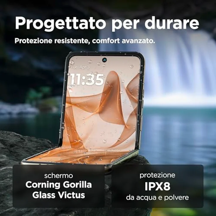 Motorola RAZR 50 17.5 cm (6.9") Dual SIM Android 14 5G USB Type-C 8 GB 256 GB 4200 mAh Grey 256 GB Grau Smartphone – Bild 3