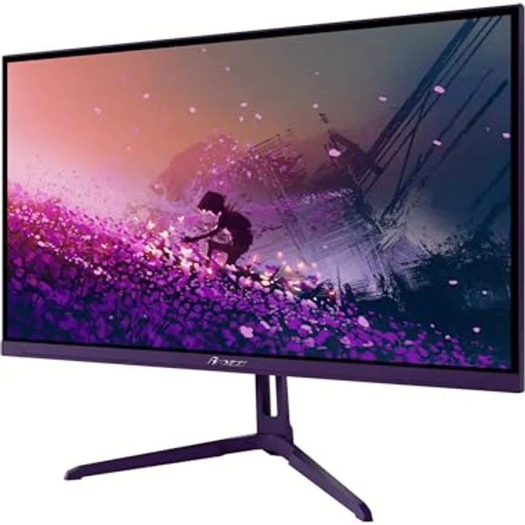 Arozzi Gaming Monitor Nova 24", IPS 200Hz, Full HD 1080p, Adaptive Sync, HDR10, 99% sRGB, flimmerfrei, lila – Bild 1