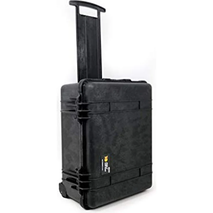 PELI 1560 Langer Schutzkoffer mit Rollen, IP67 Wasser- und Staubdicht, 44L Volumen, Hergestellt in Deutschland, Ohne Schaum, Schwarz – Bild 4
